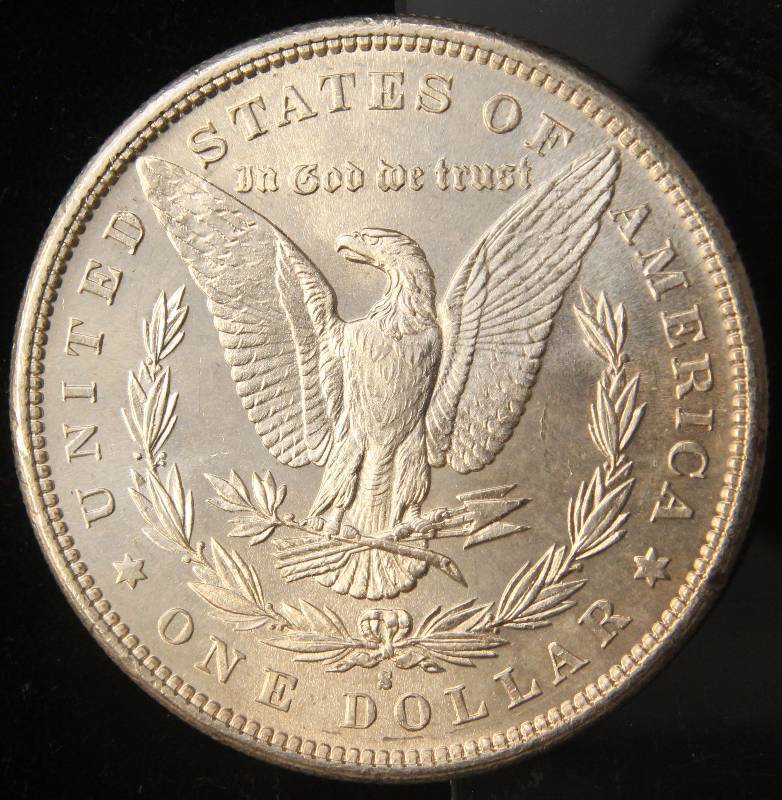 1881-S MORGAN SILVER DOLLAR GEM BU