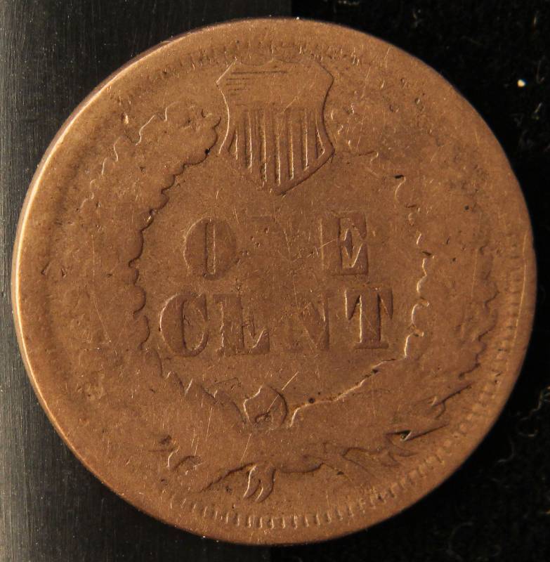 1867 INDIAN HEAD CENT BETTER DATE COIN