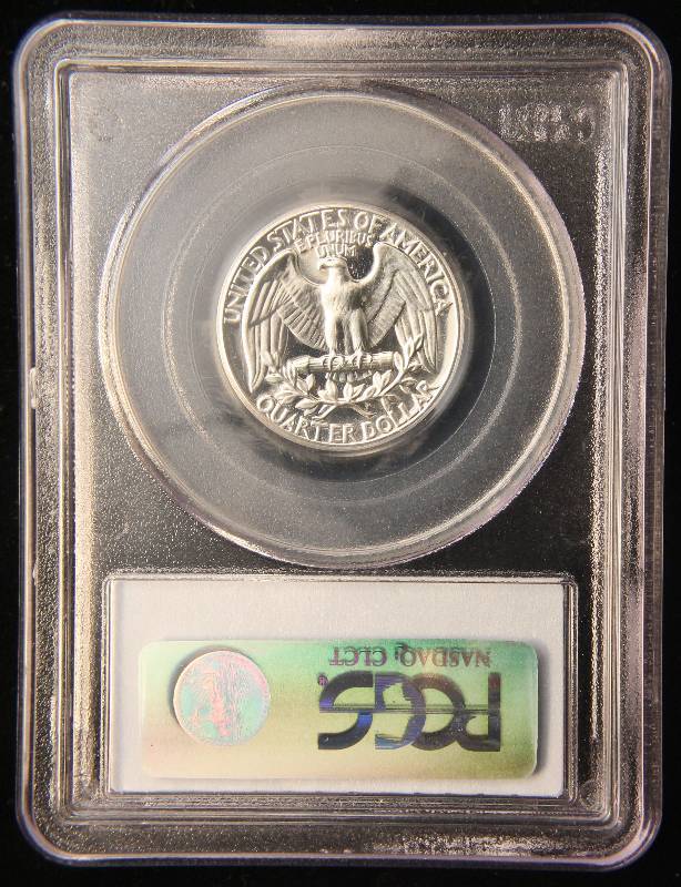 1964 PROOF WASHINGTON SILVER QUARTER PR67 PCGS
