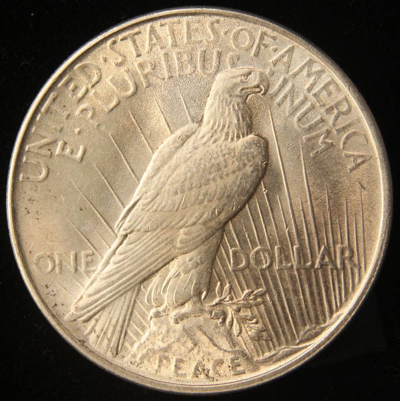 1922 PEACE SILVER DOLLAR UNC
