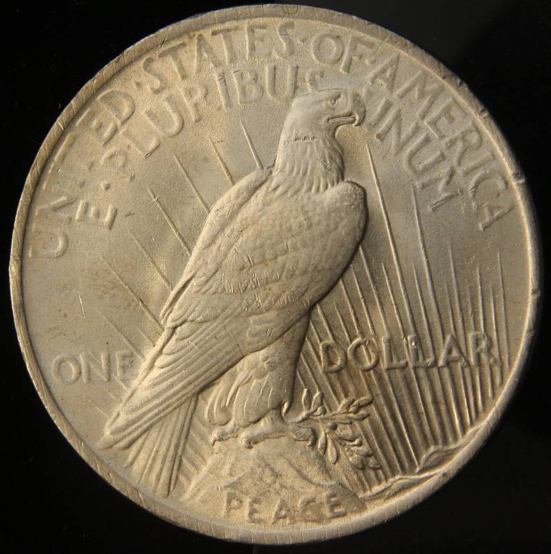1923 PEACE SILVER DOLLAR UNC
