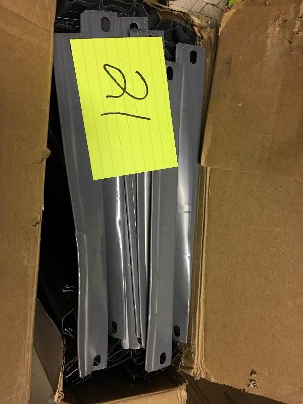 lot 21 image: Edsal Steel 7-Shelf Shelving Unit, 750 Lb Capacity30x60x12 open box never used