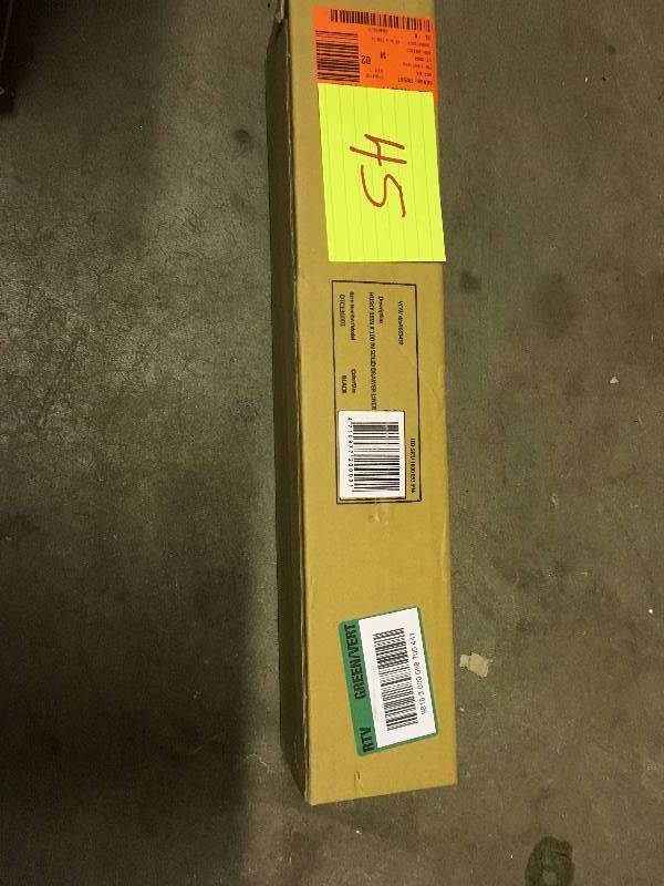 lot 45 image: Husky 18 in. x 100 in. Premium Solid Drawer Liner, Black open box never used