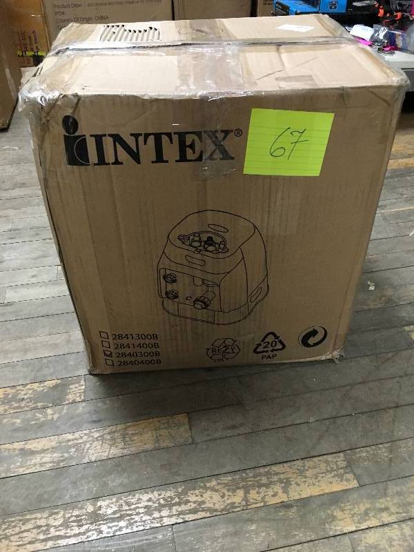 lot 67 image: Intex Pure Spa Bubble Therapy open box never used