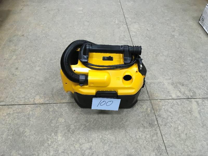 lot 100 image: DeWalt 18V20V MAX CordlessCorded WetDry Hepa Vac