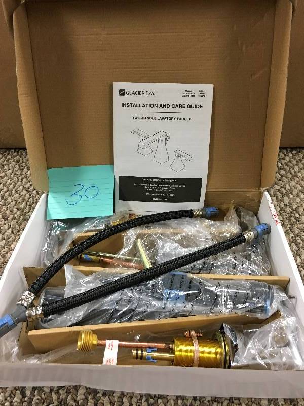 Glacier Bay Adelyn 8 in. Widespread 2-Handle High Arc Bathroom Faucet in Chrome Open Box not usedOpen Box not used