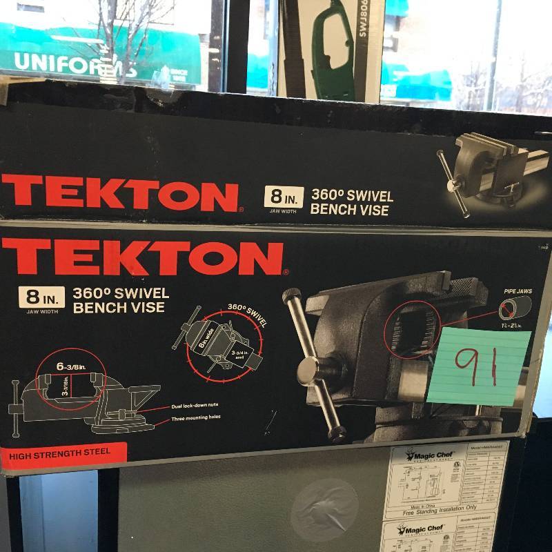 TEKTON 8 in. 360° Swivel Bench Vise new