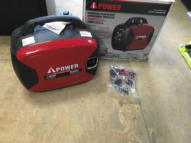 A-iPower  2000 Watt Carb Portable Gasoline Generator Open box in like new condition
