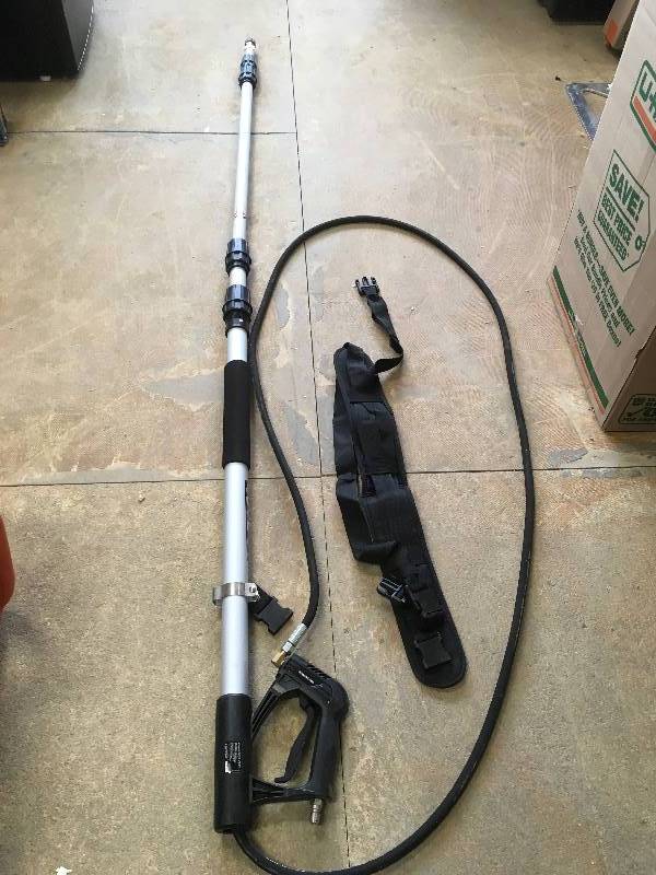 Power Care Commercial-Grade Telescoping Pole for Pressure Washers Open box damaged plastic on adapter