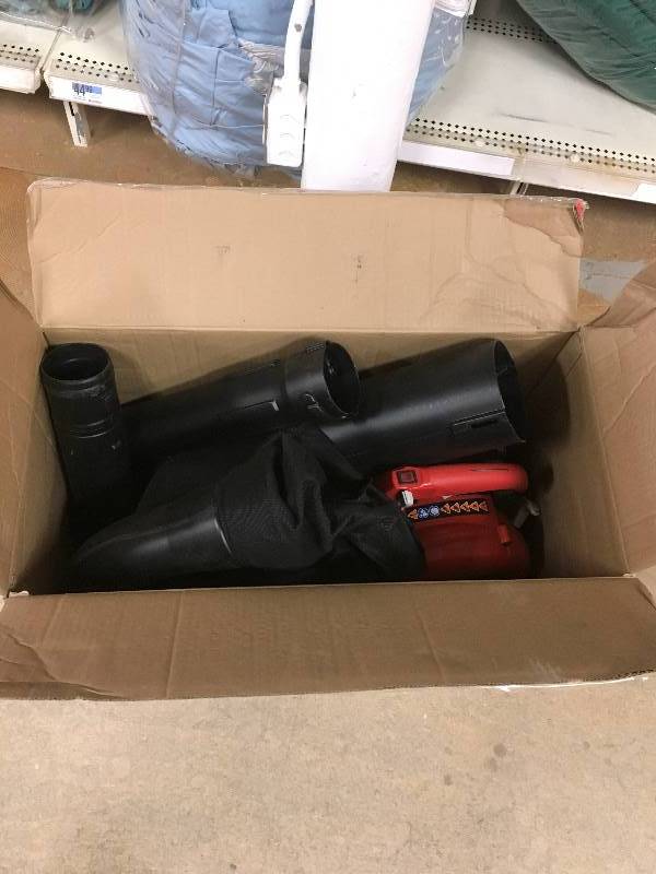 Homelite 2 Cycle Gas BlowerVac Open box in like new condition