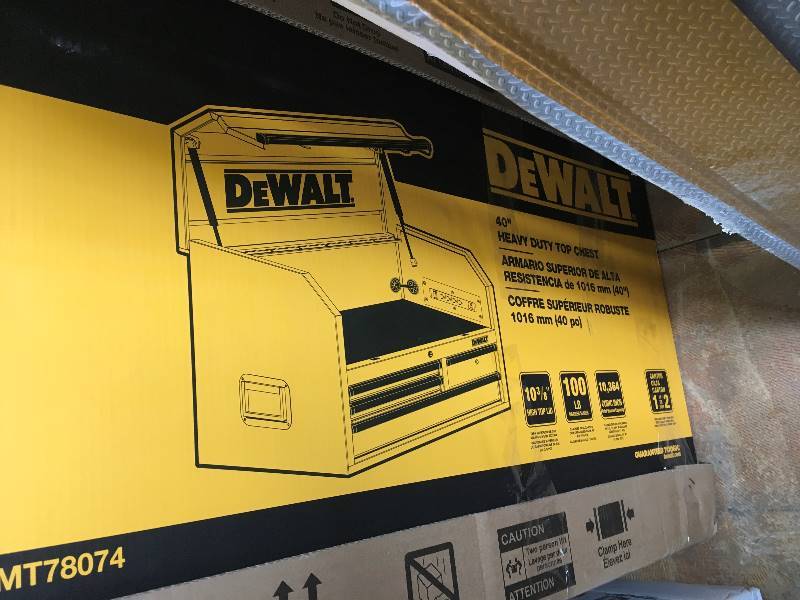 DeWalt 40 Heavy Duty Top Chest new in box