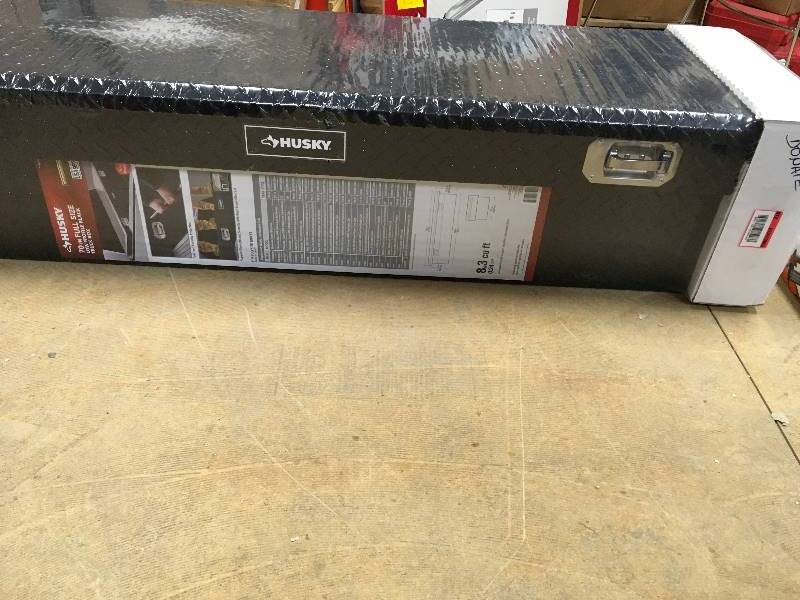 Husky 70 in. Full Size Low Profile Black Truck Box  in like new condition