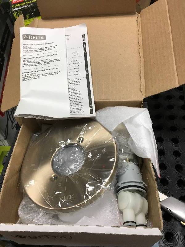 Delta Trinsic Monitor 14 Series H20kinetic Shower Trim T14259-CZ Champagne Bronze in like new condition