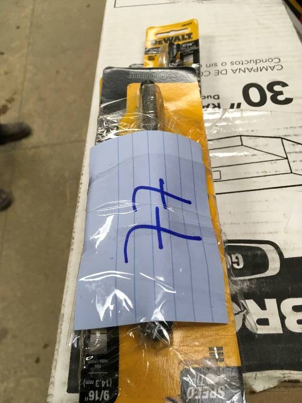 Assorted DeWalt Drill Bits - Lot of 5