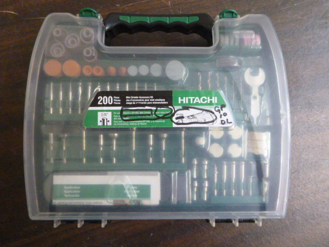 lot 61 image: Hitachi Mini Grinder Tool Set