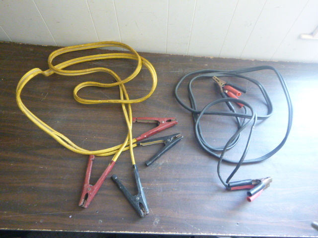 lot 133 image: 2 Pair Jumper Cables