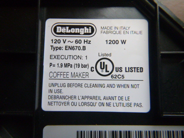 lot 179 image: DeLonghi-Nepresso Maker