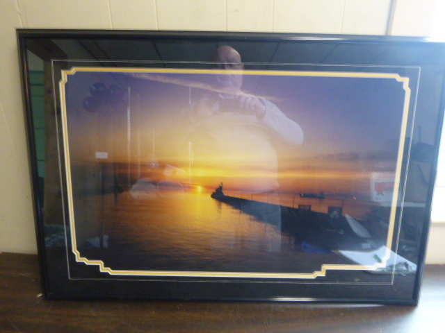lot 181 image: Print of Dock at Night