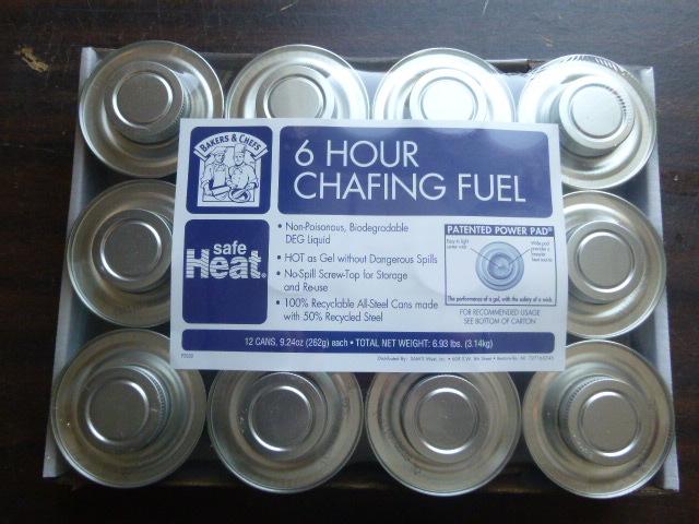lot 189 image: Case of 6 Hour Chafing Fuel
