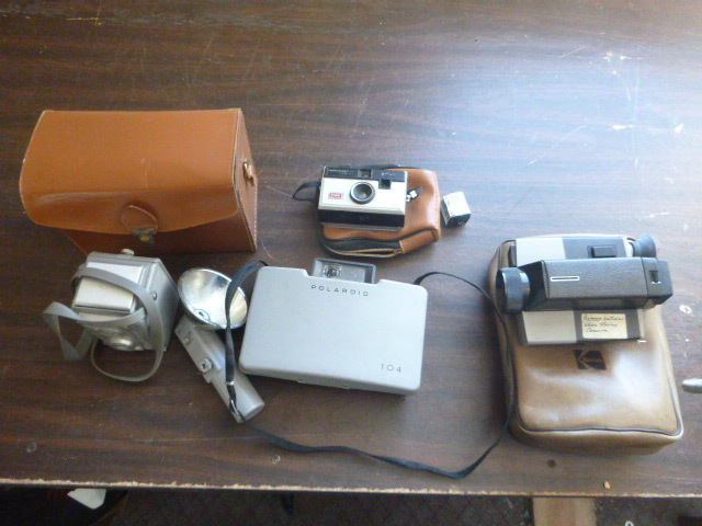 lot 203 image: 4 Old Cameras