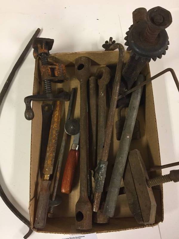lot 87 image: Antique Vintage Tools - Jack, Clamps