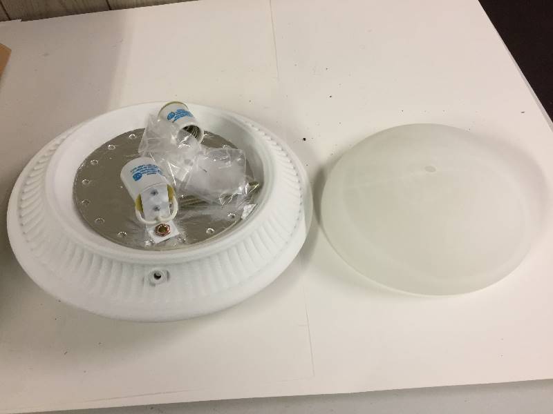 lot 38 image: Light Fixture - Ceiling Flush White Pacific Breeze