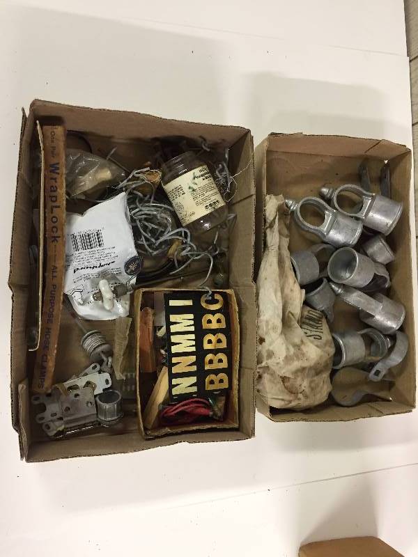 lot 49 image: Fence Post Tops & Asst Hardware