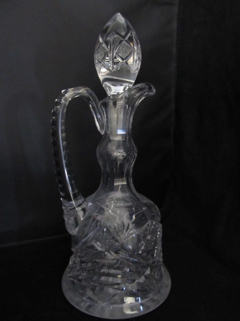 lot 89 image: Vintage Brilliant Cut Crystal Decanter