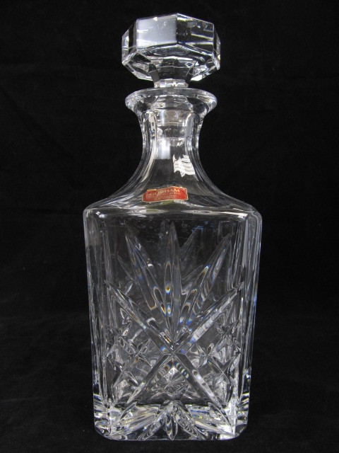 lot 104 image: GORHAM Full Lead Crystal Decanter
