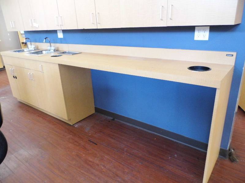 Lower Cabinets w 2 sinks