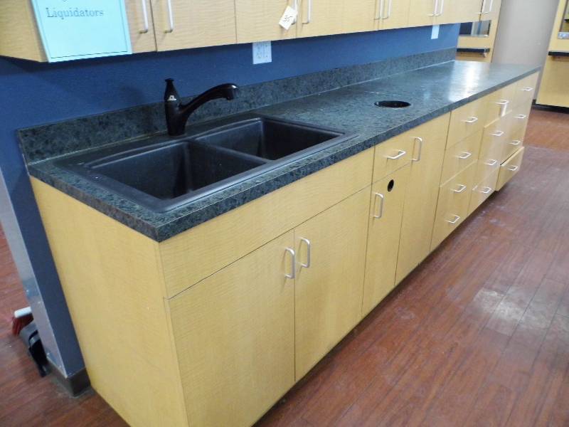 Lower Cabinets w 2 sinks