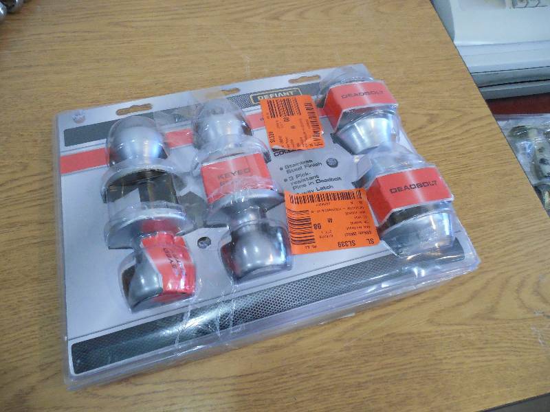 lot 19 image: Defiant Brandywine Single Cylinder Entry Stainless Steel Project Pack
