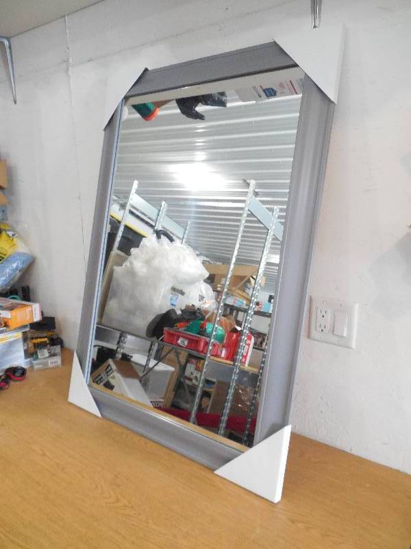lot 26 image: 30X42 FRAMED MIRROR