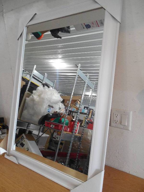 lot 29 image: 30X42 FRAMED MIRROR