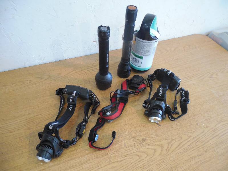 lot 56 image: FLASHLIGHT  HEADLIGHT LOT