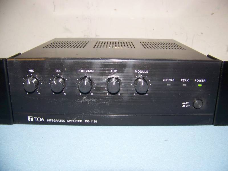 lot 47 image: TOA, Integrated, Modular, Mixer  Amplifier  Amp