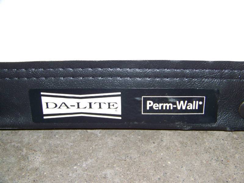 lot 14 image: Da-Lite, 58 x 76, Perm-Wall, Solid Frame, Movie  Projection Screen