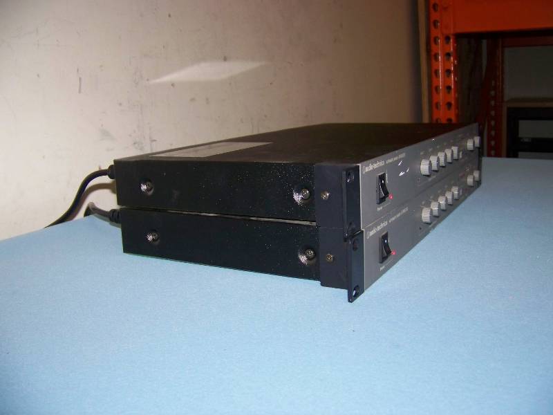 lot 50 image: (2) Audio-Technica, 4-Input, Automatic Mixers