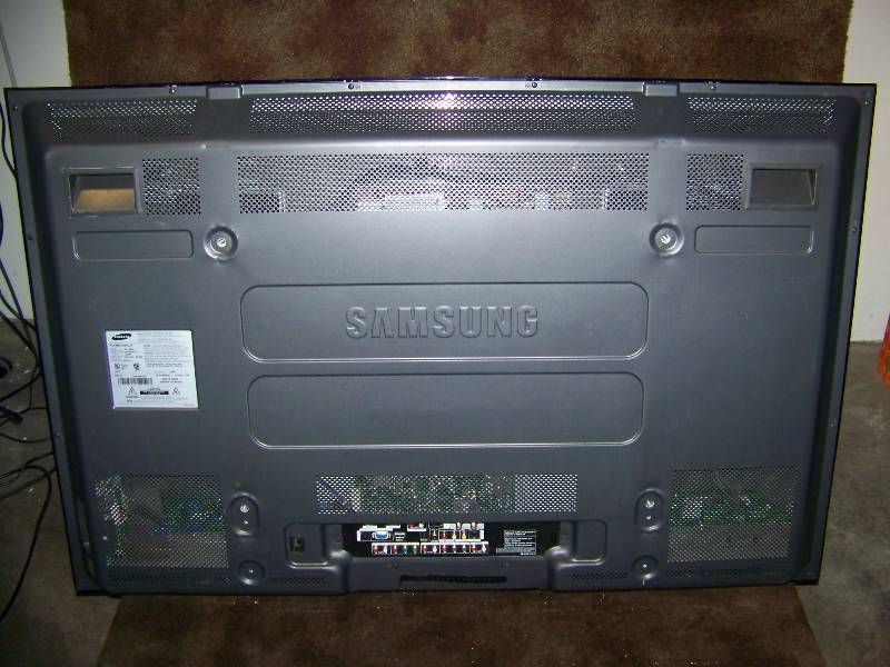 lot 1 image: 50, Samsung, Plasma, 1080p, HDTV  Television with Remote Control