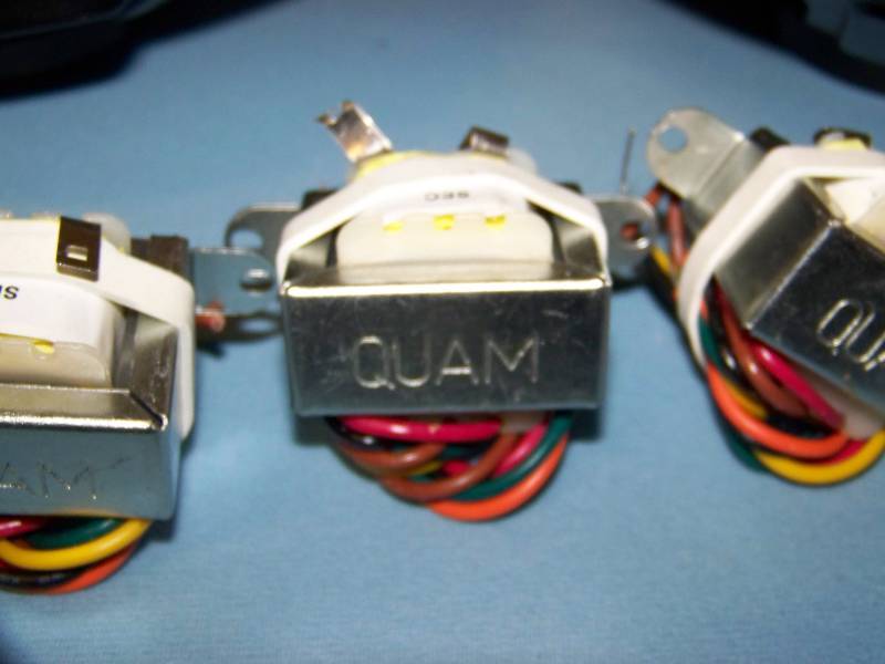 lot 63 image: (6) Quam Speakers with Speaker Grilles and Transformers, (3 of 6) are for PARTS  REPAIR
