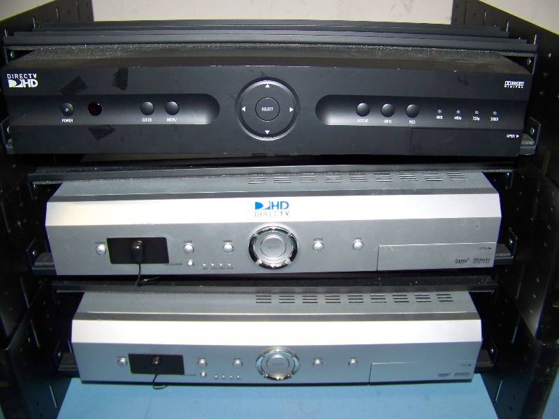 lot 66 image: (3) Direct TV, HD, Satellite Receivers in Middle Atlantic Racks
