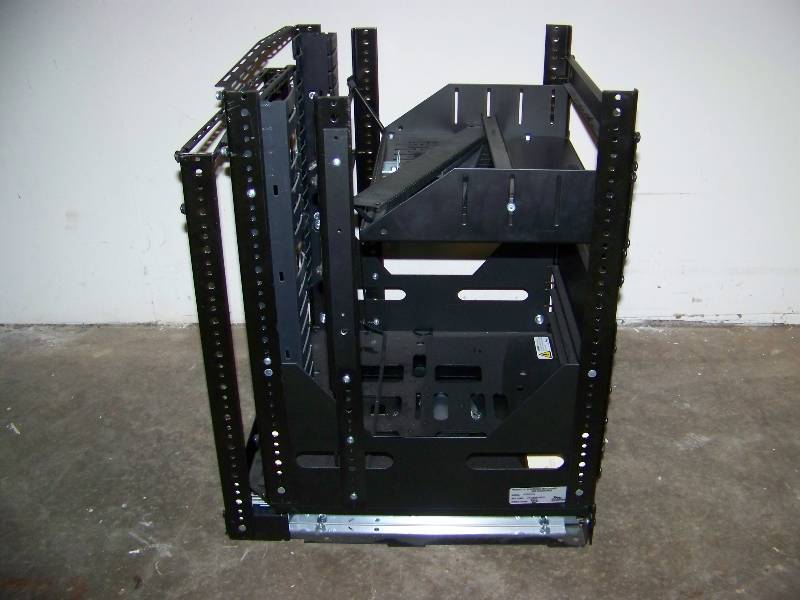 lot 82 image: Middle Atlantic, Audio  Video Equipment  Component Rack with Slide Out  Rotating Base