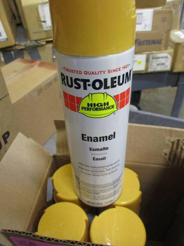 Industrial Yellow Spray Paint
