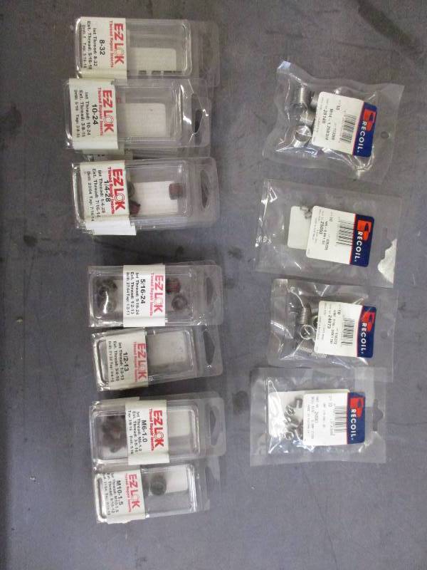 Mixed thread inserts