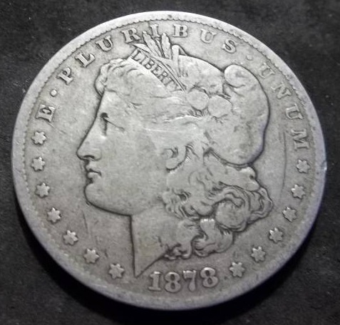 1878 CC  Morgan Silver Dollar