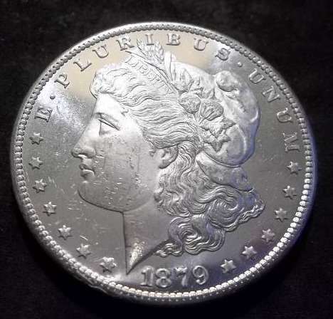 1879 S Reverse 79 Morgan Silver Dollar