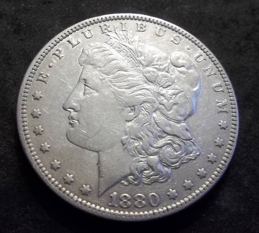 1880  O  Morgan Silver Dollar
