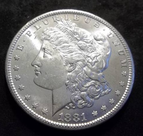 1881 S Morgan Silver Dollar