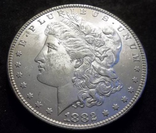 1882 Morgan Silver Dollar