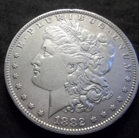 1882 O Morgan Silver Dollar